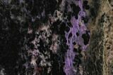 Purple Polished Charoite Slab - Siberia #129062-1